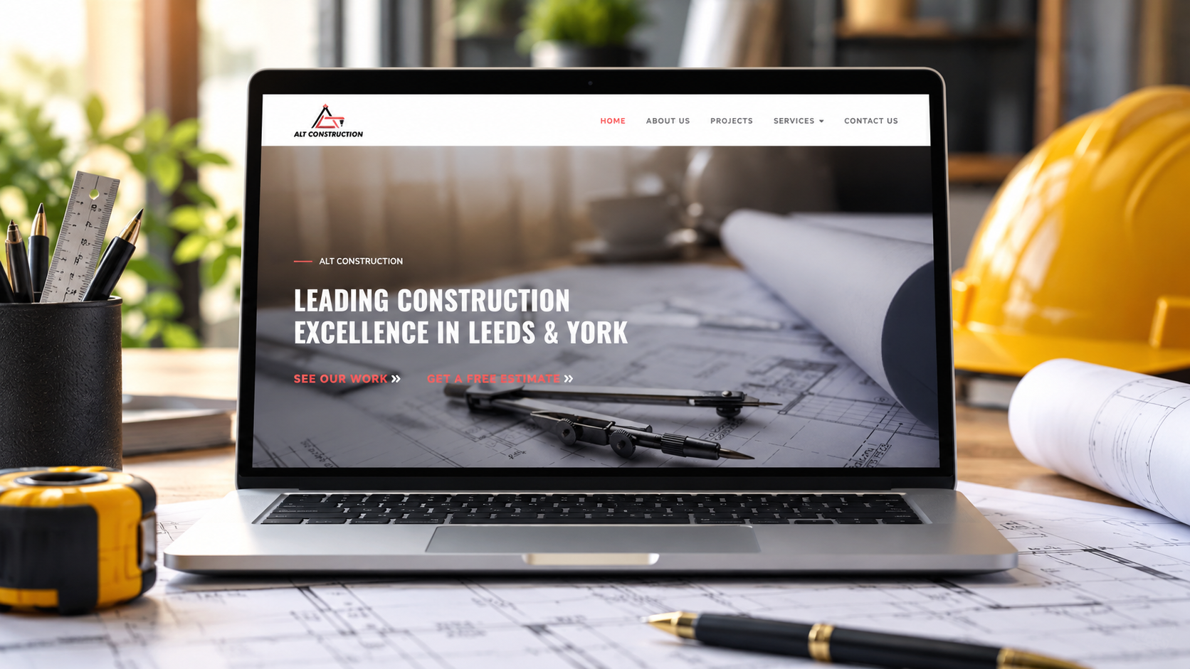 Alt Construction York website